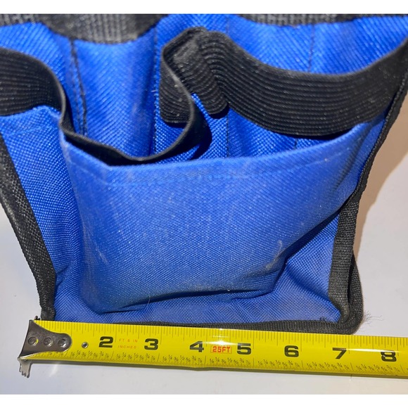 Bluefig CTRY Cobalt Blue Sewing Crafting Tote Bag Multiple Pockets Single Handle - Picture 5 of 8